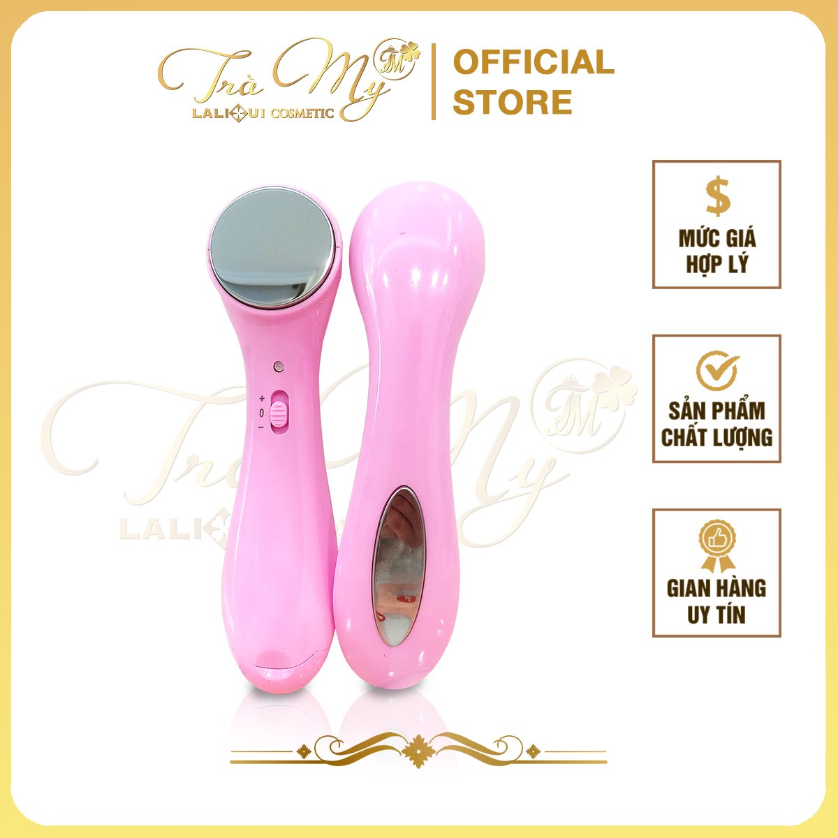 Máy di tinh chất massage mặt ion trẻ hoá làn da