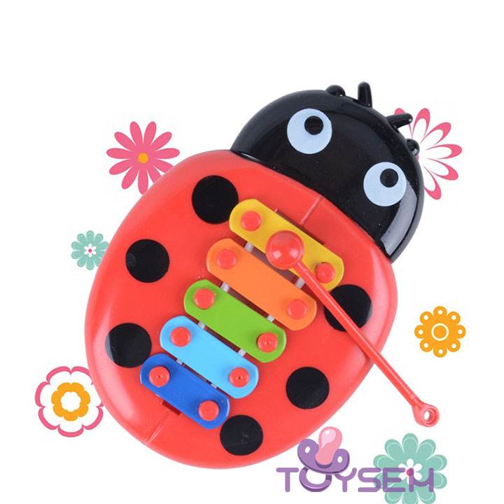 Đồ chơi đàn gõ 5 thanh hình con bọ cho trẻ em - Đồ chơi nhạc cụ đàn gõ Xylophone cho bé gái cute - Thế giới đồ chơi toysem - Đồ chơi cho bé trai 3 tuổi - Quà tặng sinh nhật đầy tháng thôi nôi cho bé