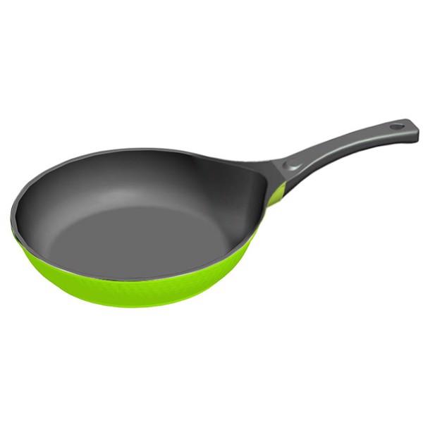 Chảo đúc cao cấp giọt nước sơn đen sato st-g280t 28cm