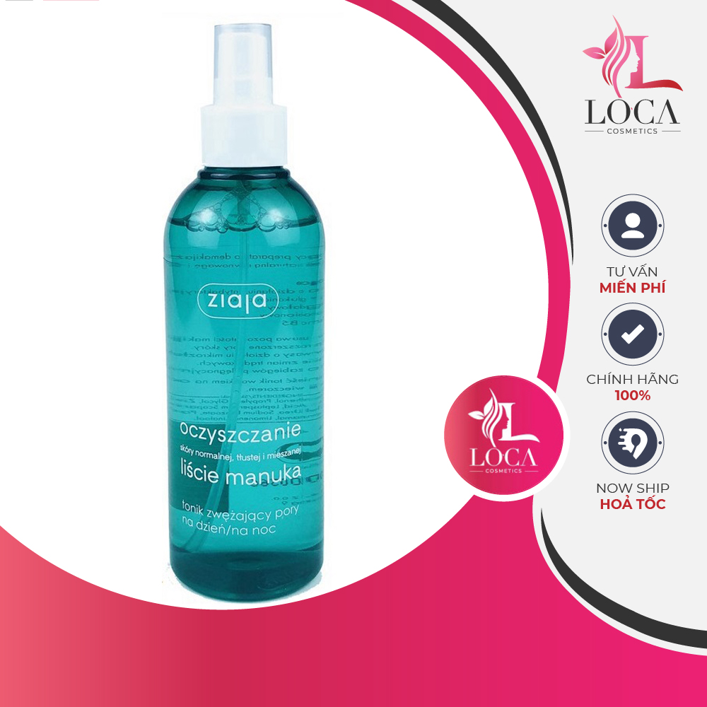 Toner Ziaja Manuka Balan - Nước cân bằng độ ẩm cho đa