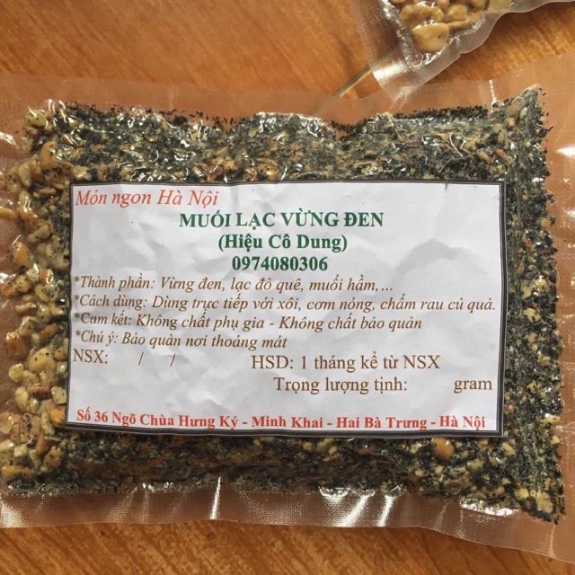 Muối lạc vừng đen 300g