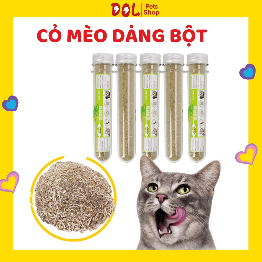 Catnip Cỏ Bạc Hà Cho Mèo giảm Stress ống 40gram