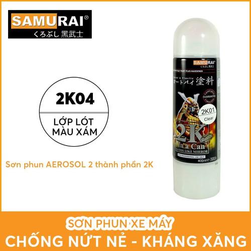 Sơn samurai 2k - lớp lót màu xám 2k04