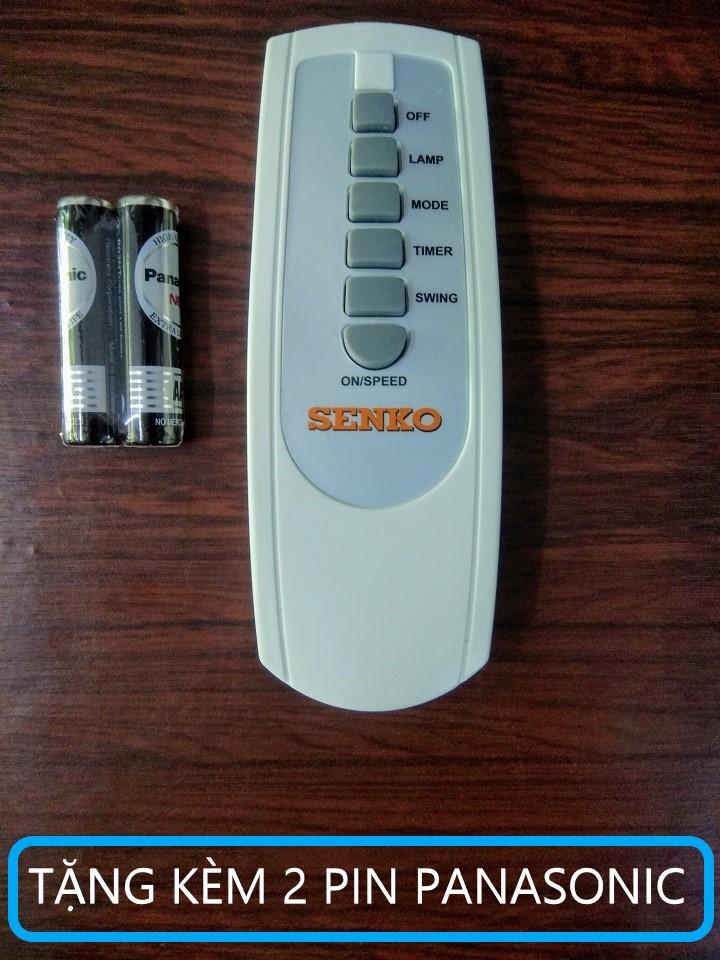 Remote điều khiển quạt Senko + 2 Pin AAA