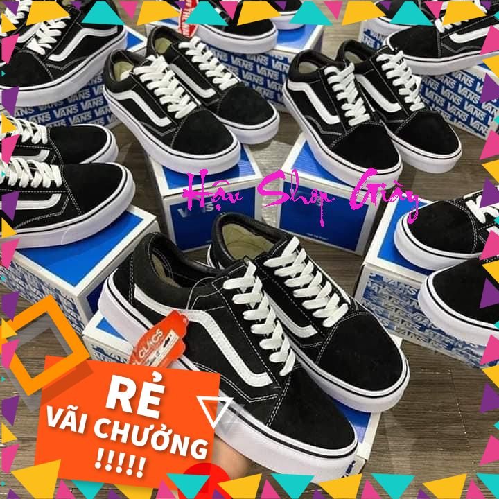Giày vans old vault skool đen