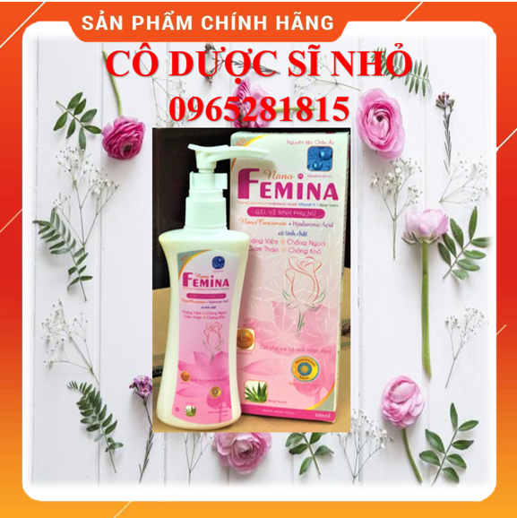 Nano femina - dung dịch vệ sinh phụ nữ