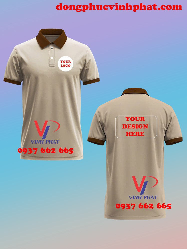 - áo thun đồng phục công ty, nhà hàng,quán ăn in logo theo yêu cầu