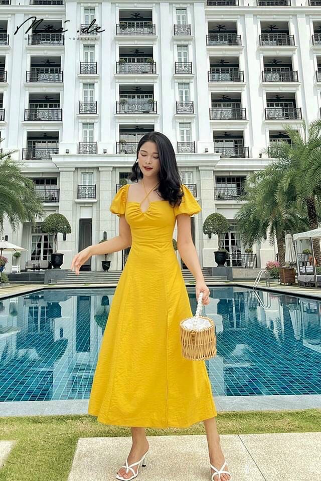 Đầm maxi nữ form dài dạo phố đi biển siêu xinh