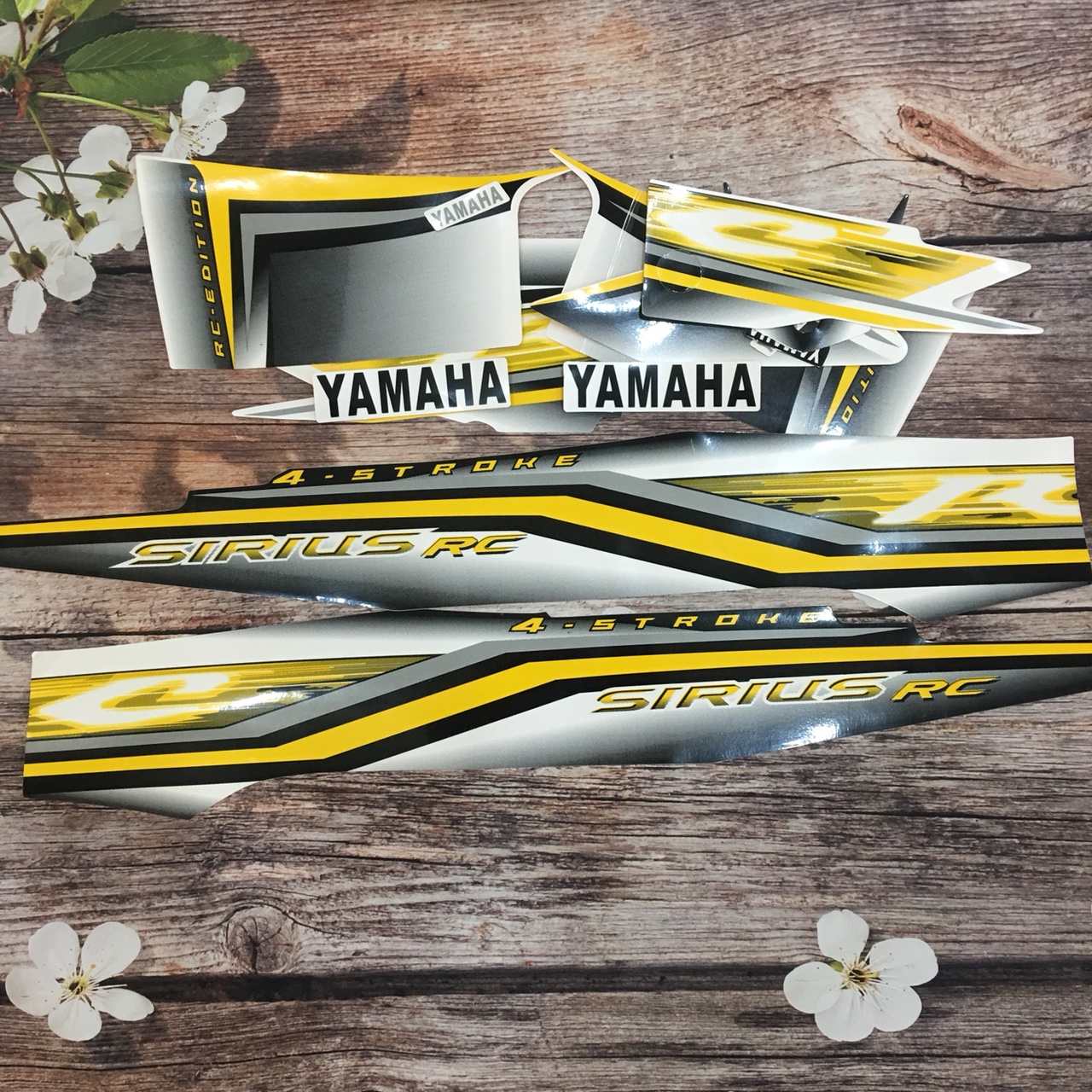 Bộ tem xe SIRIUS RC- SIRIUS - màu VÀNG