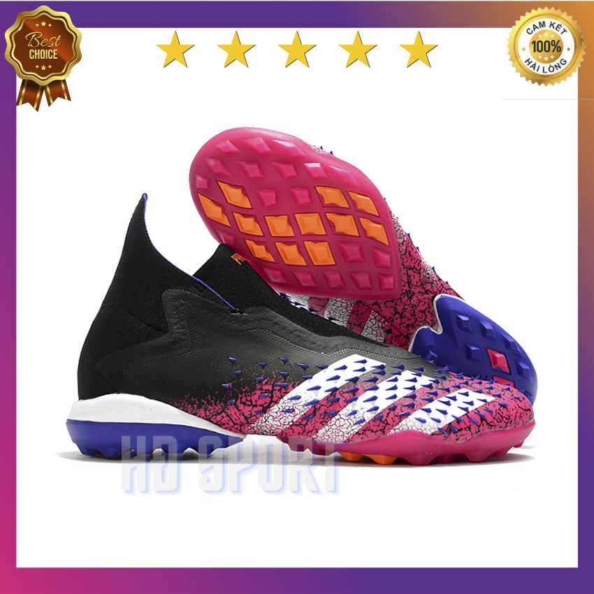 [Tặng Túi Rút+Tất,Vớ]Giày Đá Bóng Sân Cỏ Nhân Tạo Predator Freak TF,Giày Đá Banh, Giày Bóng Đá Tốt HĐ SPORT HD45-Trọng Lượng Nhẹ, Ôm Chân, Màu Sắc Bắt Mắt, Thiết kế đẹp Và Hiện Đại