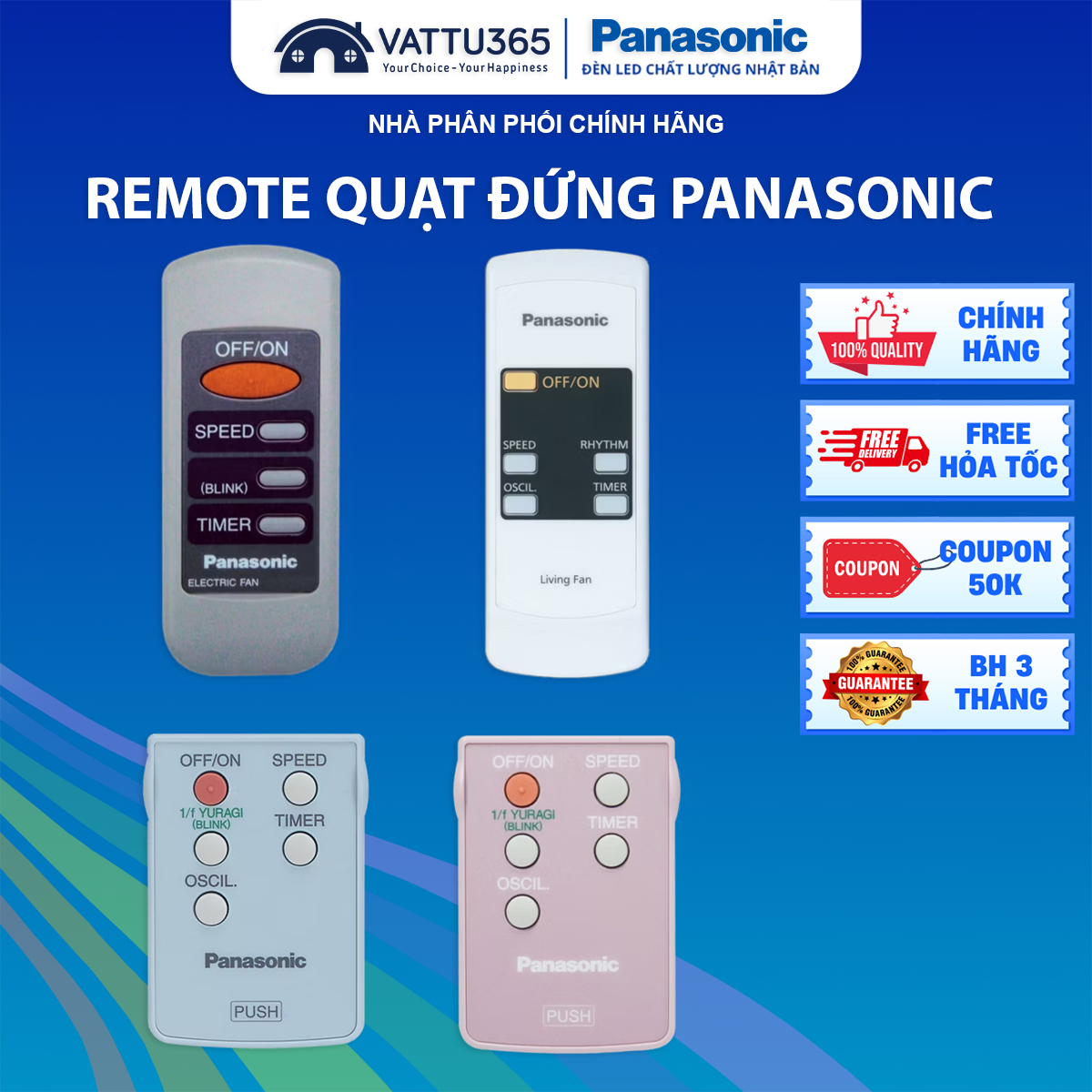  Remote Điều khiển từ xa quạt đứng Panasonic | Điều khiển quạt cây Panasonic chính hãng sản xuất tại Malaysia TQ 