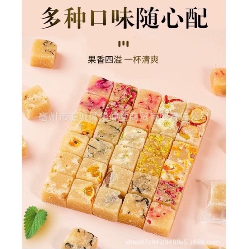 Trà hoa thảo mộc đường phèn mật ong mix vị - ăn vặt 492