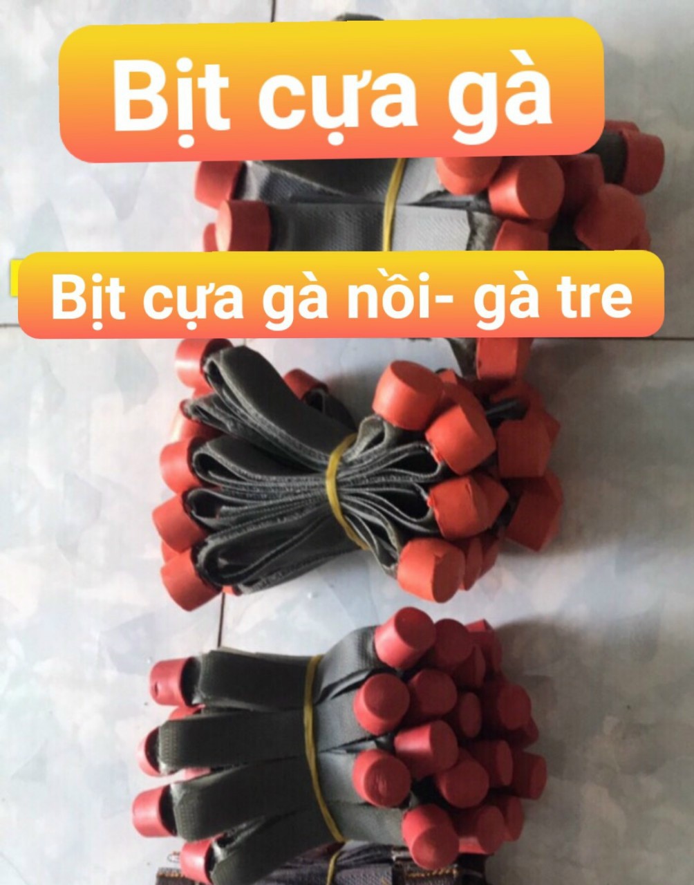 Bịt chốt cựa - gà nòi - 1 bộ dùng 2 con