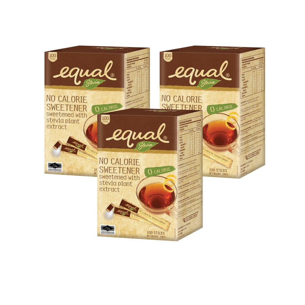 Đường ăn kiêng cỏ ngọt equal stevia hộp 200g - 3 hộp