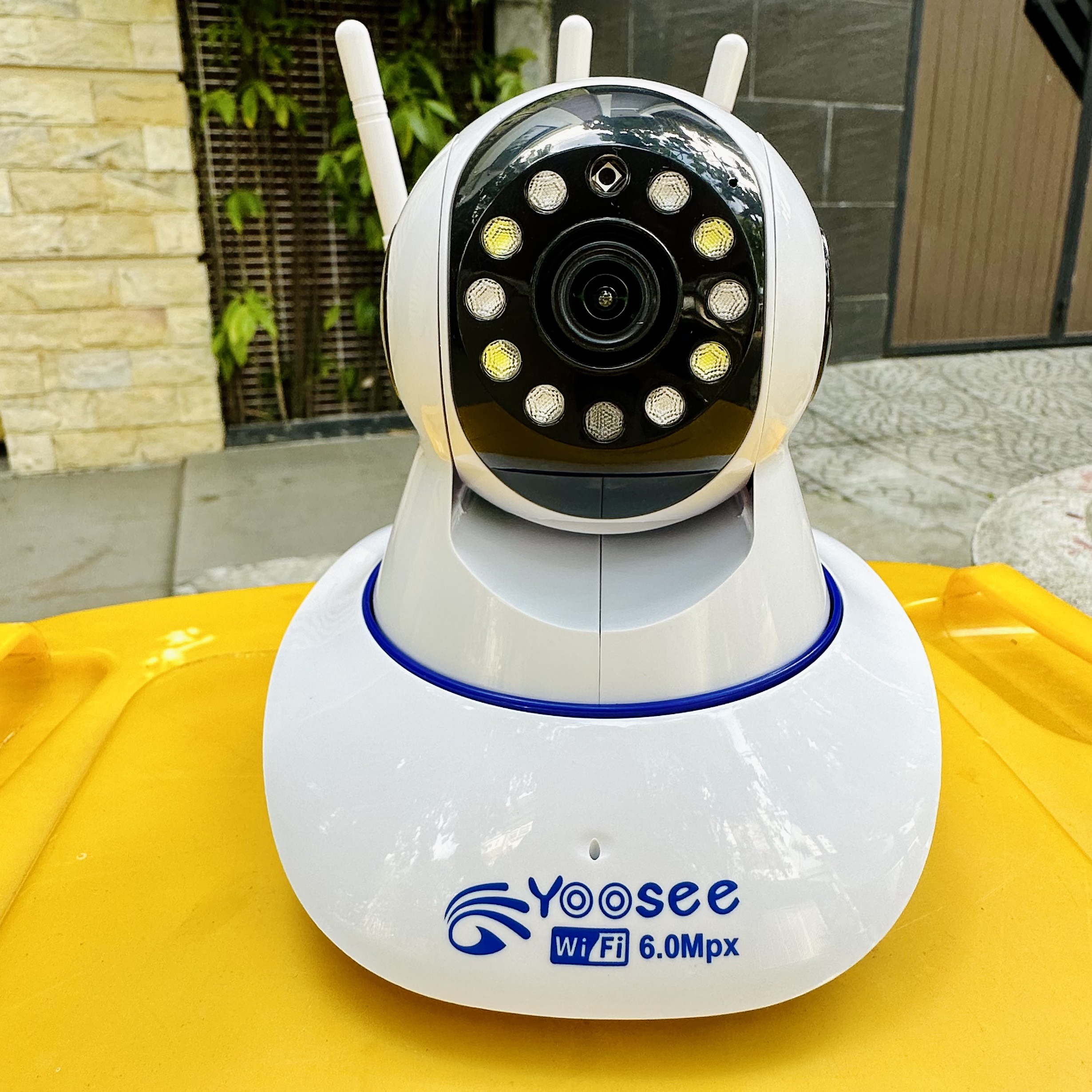 Camera YOOSEE 3 Râu HK215S Xoay 360 Độ Full HD 2.0M 1080p- Đàm Thoại 2 Chiều- Báo Động Chống Trộm- Wifi Không Dây Trong Nhà