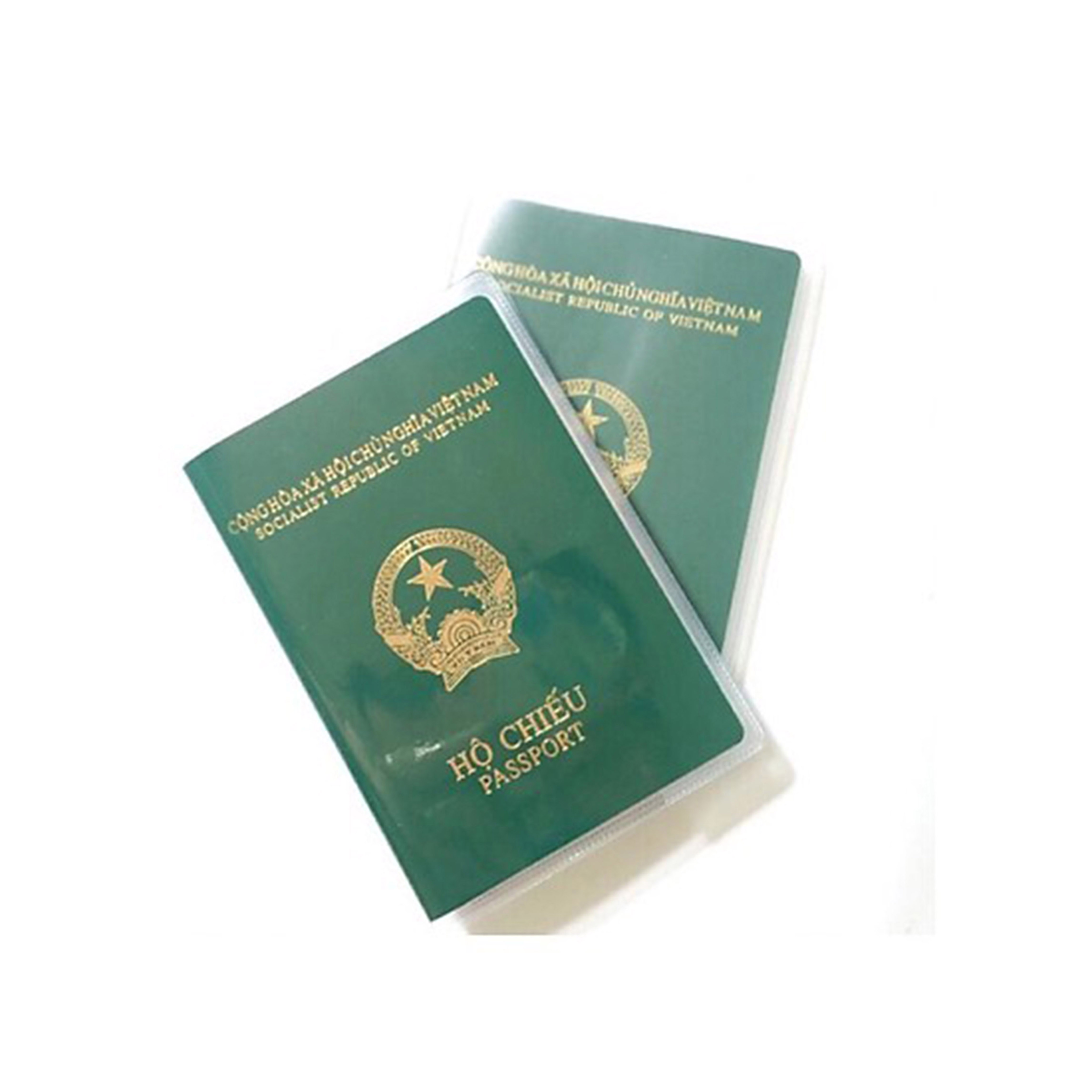 [HCM]2 Vỏ Bọc Hộ Chiếu - Bao Đựng Passport Chống Hư Hại Thấm Nước P019