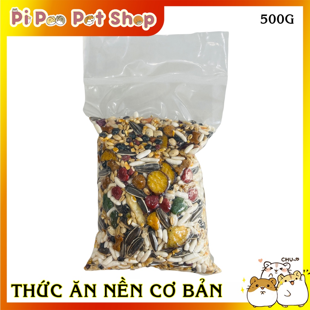 Thức ăn hamster 500g - cơ bản