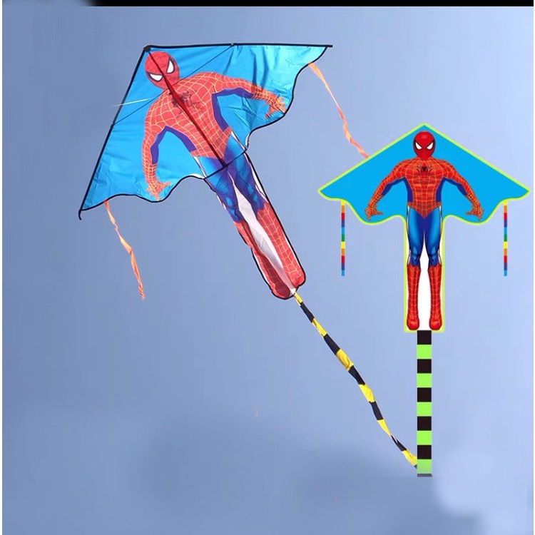 Tặng kèm tay cầm thả diều 150m khi mua diều spiderman người nhện