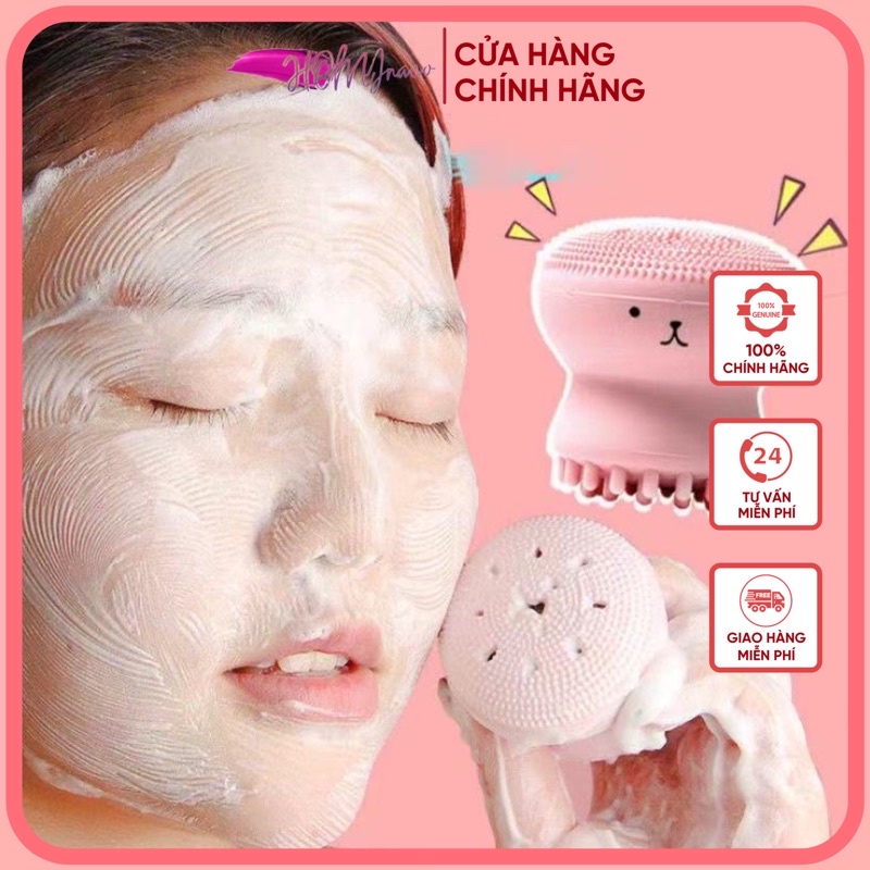Bạch tuộc rửa mặt-bán sỉ cọ rửa mặt silicon-puff