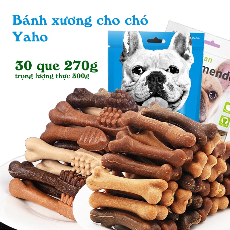 Xương gặm sạch răng cho chó - Xương Bàn Chải Cho Chó Yaho - Pi Pet Store