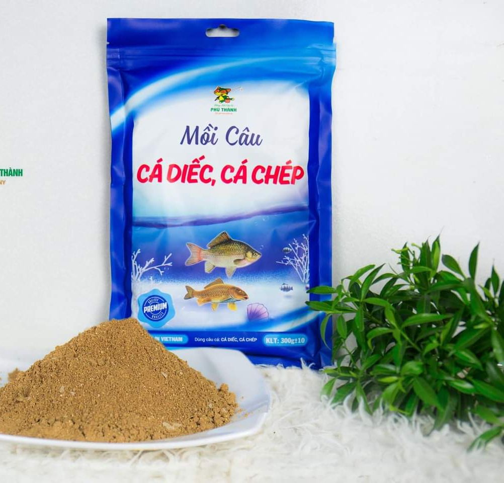 Mồi câu cá diếc, mồi câu chép phú thành - chuyên câu cá diếc, cá chép nhạy