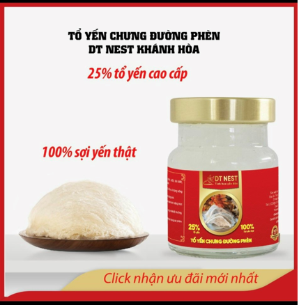 Tổ yến hủ chưng sẵn đường phèn