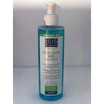GEL RỬA MẶT, GIẢM NHỜN, NGỪA MỤN CHO DA NHẠY CẢM. ISIS PHARMA TEEN DERM GEL SENSITIVE 250ML.