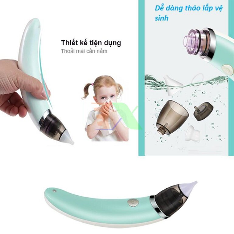 Máy hút mũi điện tự động Little Bees LB-1801, Máy Hút Mũi điện Tự động ,Hút mũi trẻ sơ sinh tự động với đầu silicon siêu mềm êm ái, Máy hút mũi tự động Little Bees LB-1801 chính hãng, giá tốt