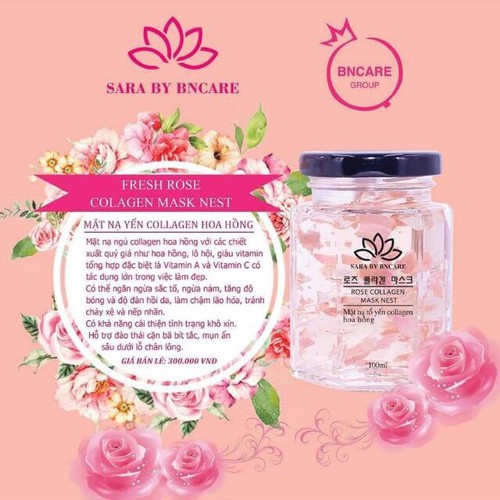 MẶT NẠ YẾN COLLAGEN Dưỡng trắng da