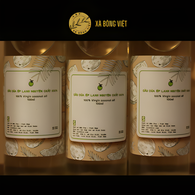 Dầu dừa ép lạnh - xà bông việt