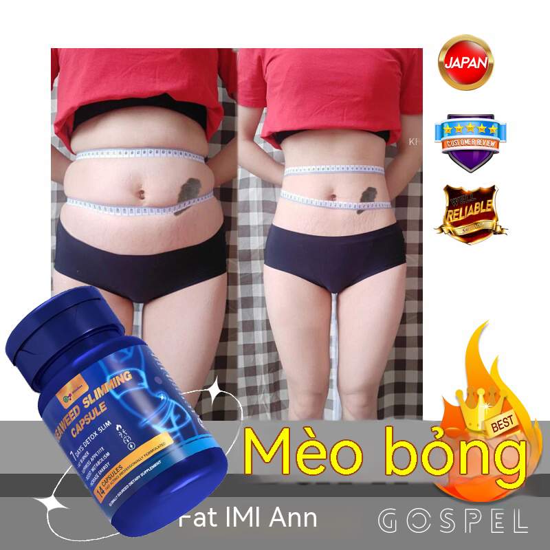 Thuốc giảm cân slim mỹ giảm cân 7 day slim Kiềm chế cơn thèm ăn detox giảm mỡ xổ mỡ siết eo thuốc giảm cân slim xanh