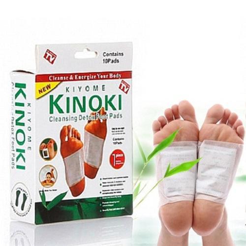 Hộp 10 Miếng Dán Khử Độc Bàn Chân Kinoki, miếng dán giữ nhiệt, miếng dán thải độc