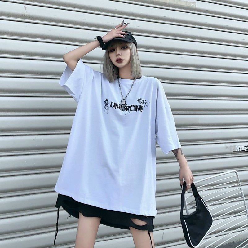 Áo thun tay lỡ from rộng thời trang unisex from từ 40-70kg