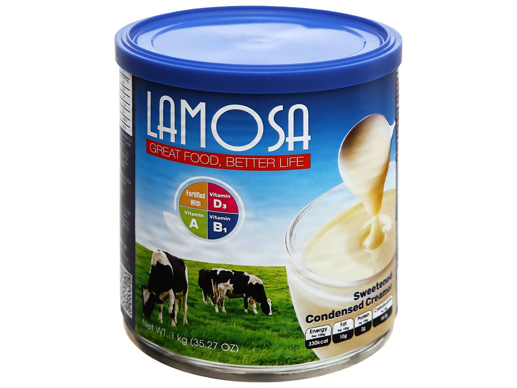 Sữa đặc có đường Lamosa 1000gr