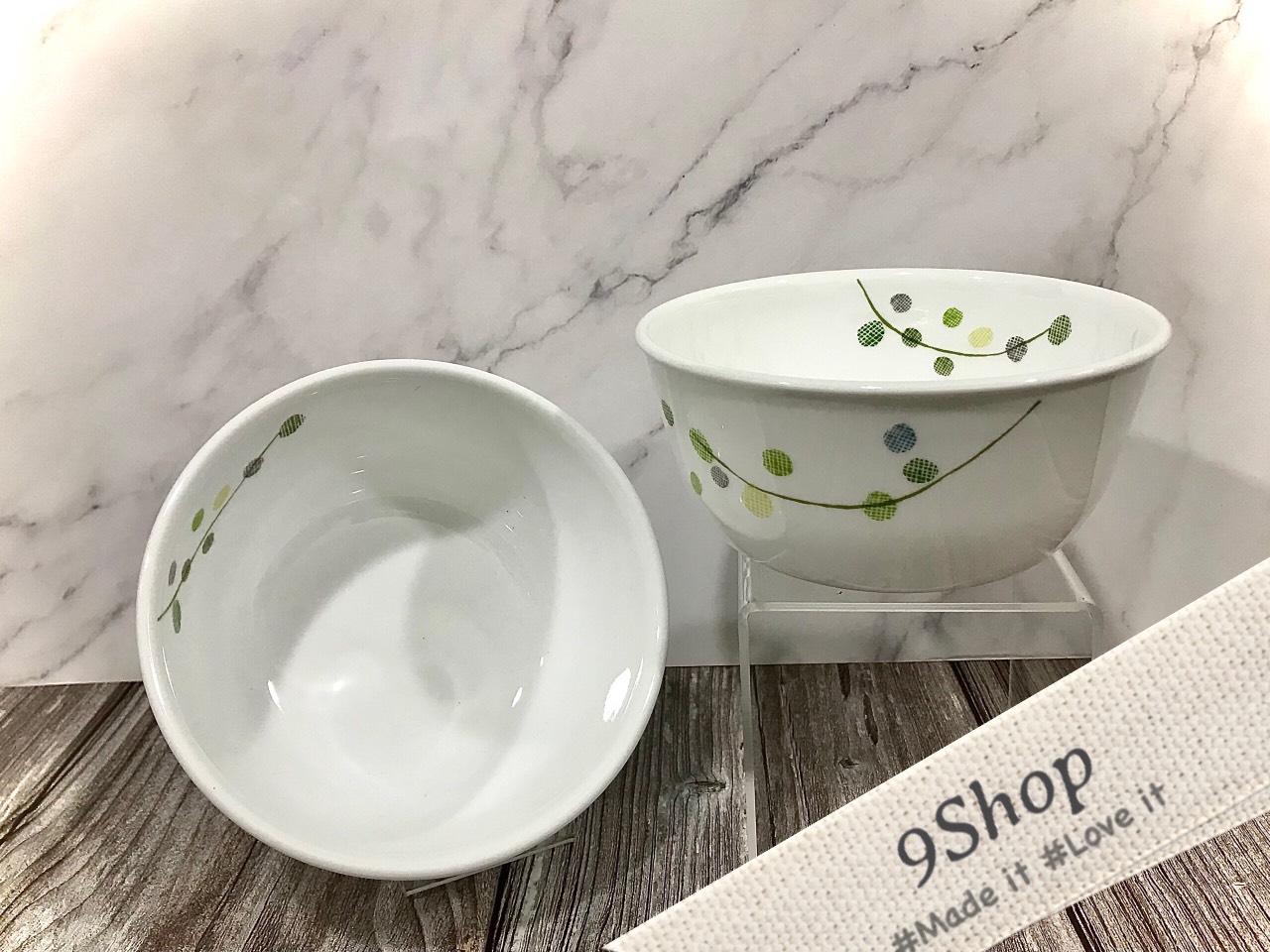 Corelle usa - green delight - 01 tô ăn mì tô cao 900ml 428-gd
