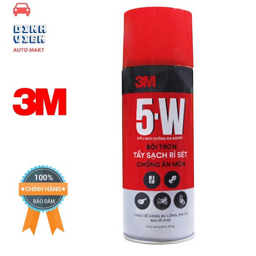 [HCM][ TIỆN DỤNG] 3M Chai xịt 5W tẩy rửa bôi trơn và chống rỉ sét 310g