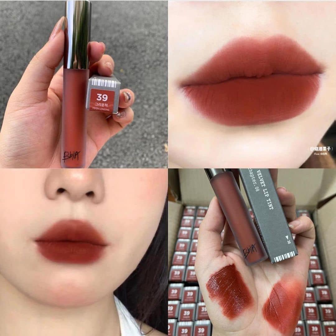 Son kem bibia 39 đỏ nâu