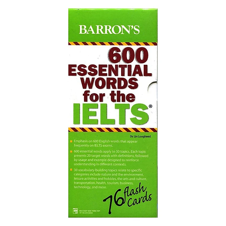 Hộp flash cards - 600 essential words for the ielts