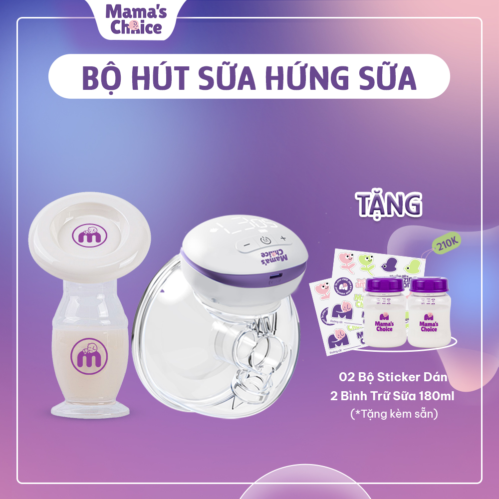 Máy Hút Sữa Không Dây và Cốc Hứng Sữa Mama’s Choice, Combo Hút Sữa Rảnh Tay, Tiện Lợi Giá Tốt Mẹ Nào Cũng Phải Có