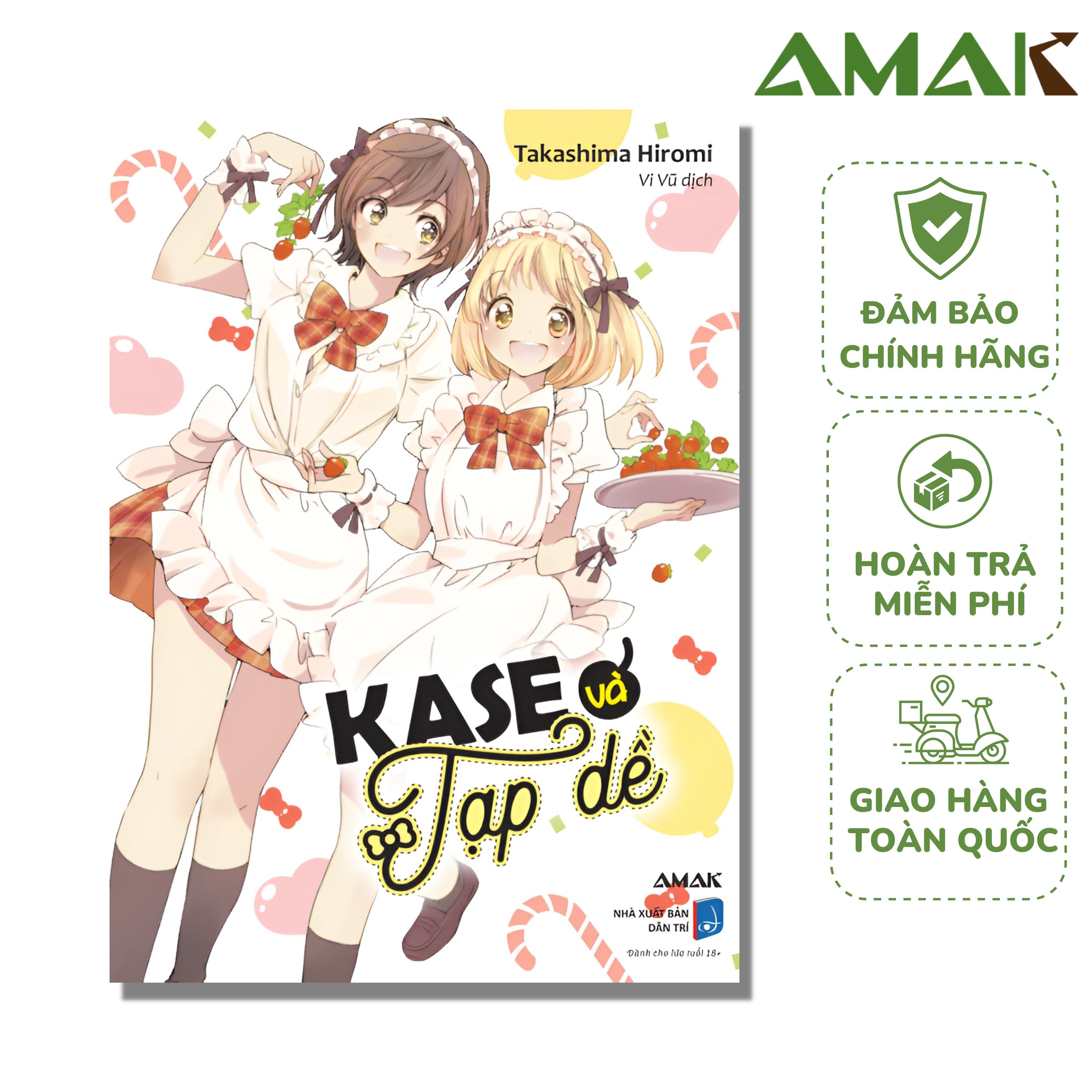 Kase và tạp dề - amak books - truyện tranh