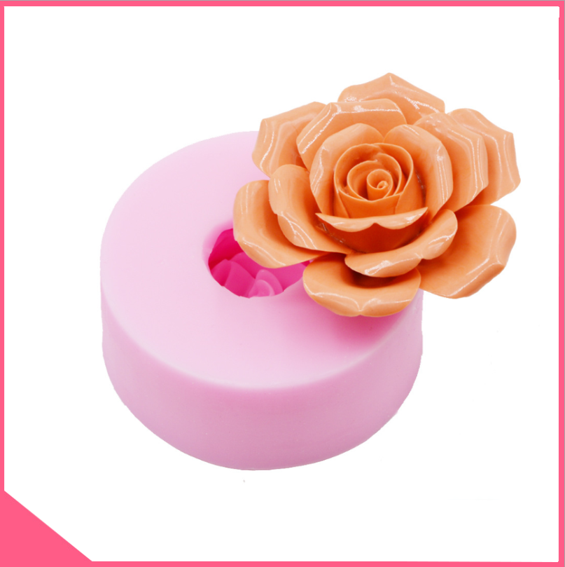 Khuôn silicon 4d ⭐ hàng loại 1 ⭐ làm rau câu hoa hồng
