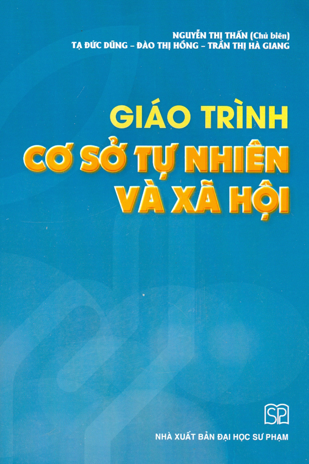 Giáo trình cơ sở tự nhiên và xã hội