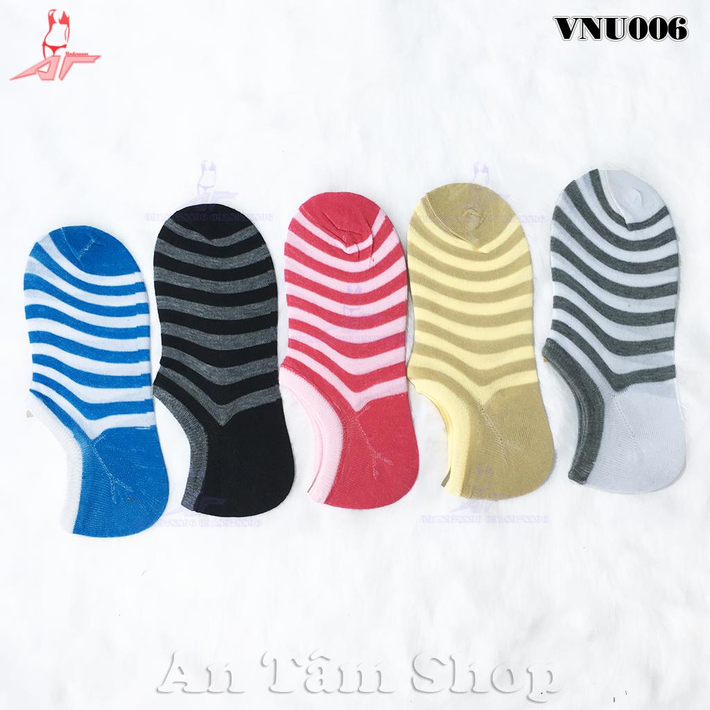 05 đôi vớ cổ thấp nữ - vnu006x5