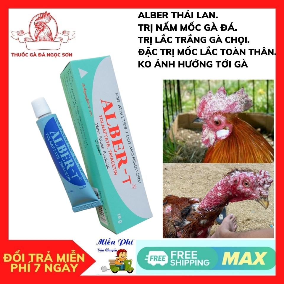 BÔI MỐC LÁC ALBET [tuýt 10g] Bôi Mốc Trắng Cho Gà Đá Hiệu Quả Nhanh,Thuố.c Gà Đá Thái Lan.
