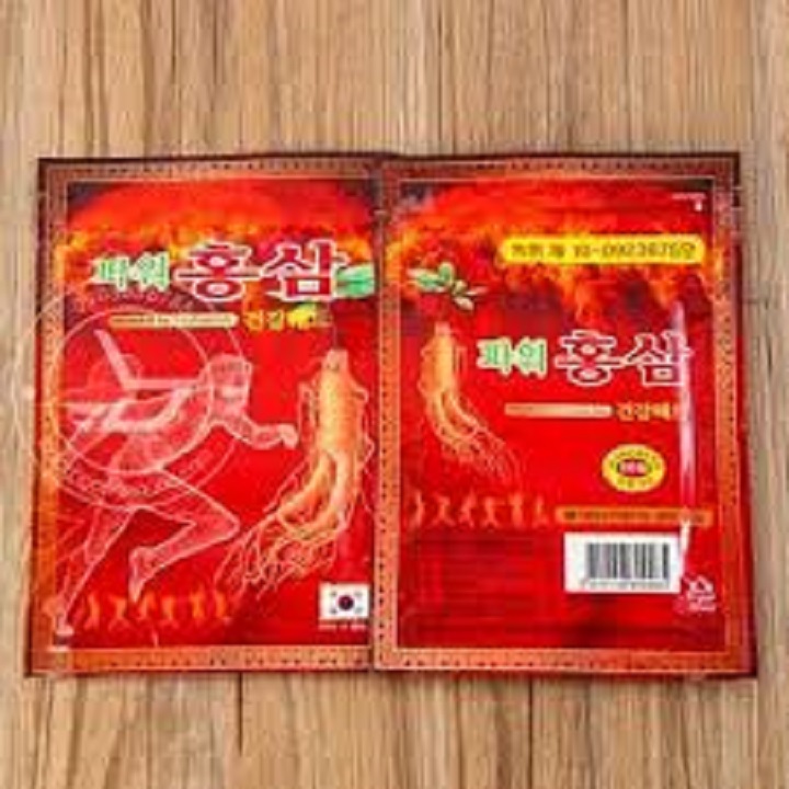 Cao dán hồng sâm power power red ginseng