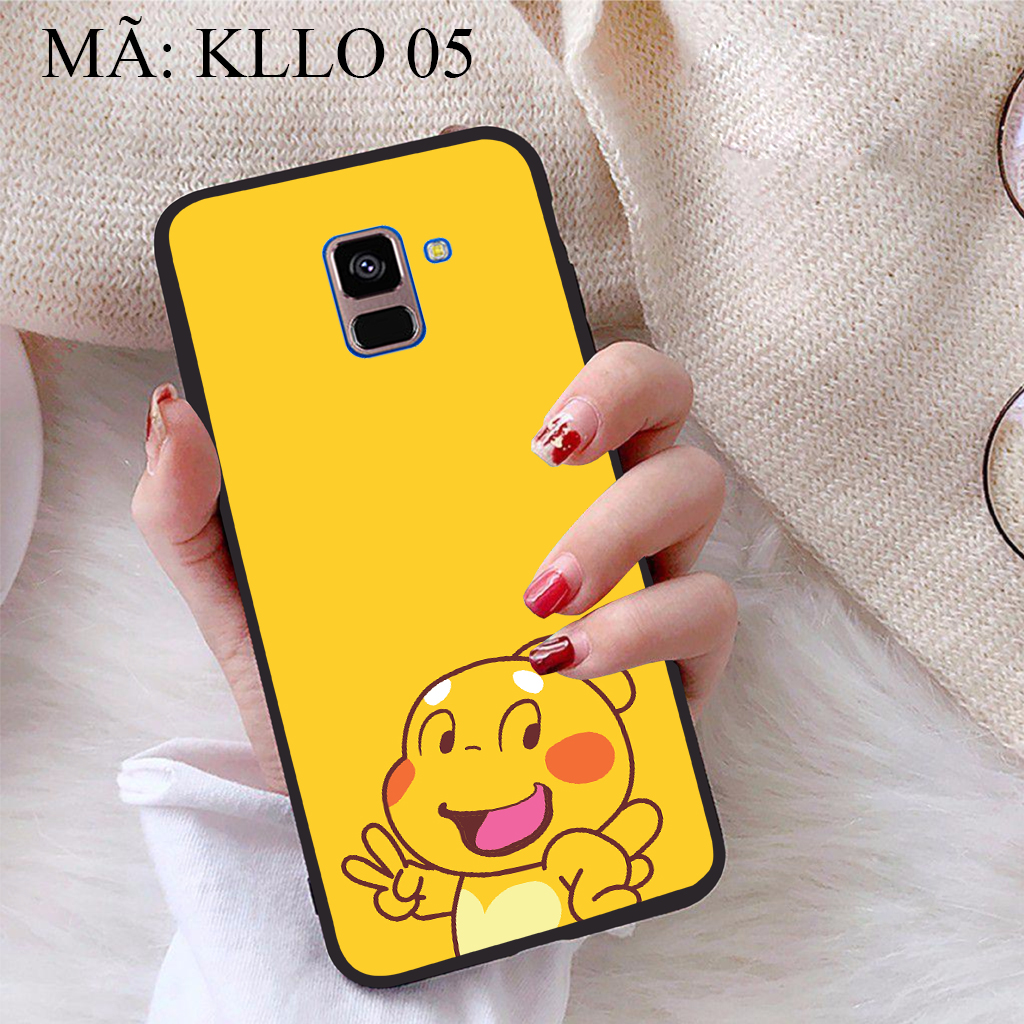 [HCM]Ốp lưng iCase dành cho Samsung Galaxy A8 Plus 2018 viền dẻo TPU BST Khủng Long Lai Ong