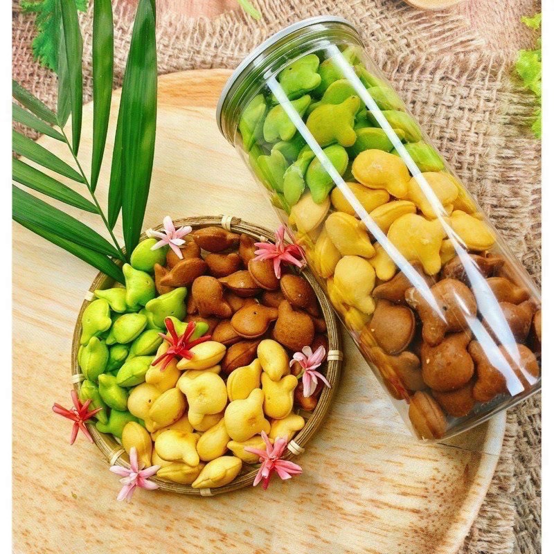 Bánh gấu nhân kem mix 3 vị siêu ngon, hàng chuẩn loại 1, giá cực rẻ, hũ 400g, món ăn vặt siêu ngon, thơm, ngọt nhẹ, đảm bảo vsattp, bánh gấu tuổi thơ, đồ ăn vặt giá rẻ.