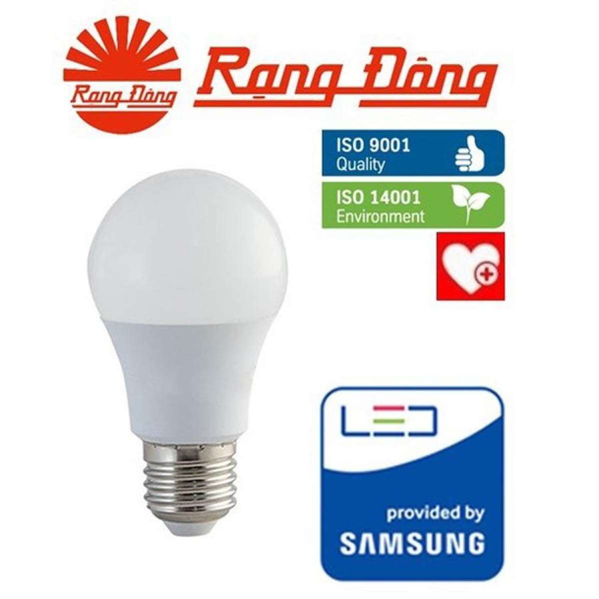 Bóng đèn LED BULB cảm biến 9W Rạng Đông (A60.RAD/9W)