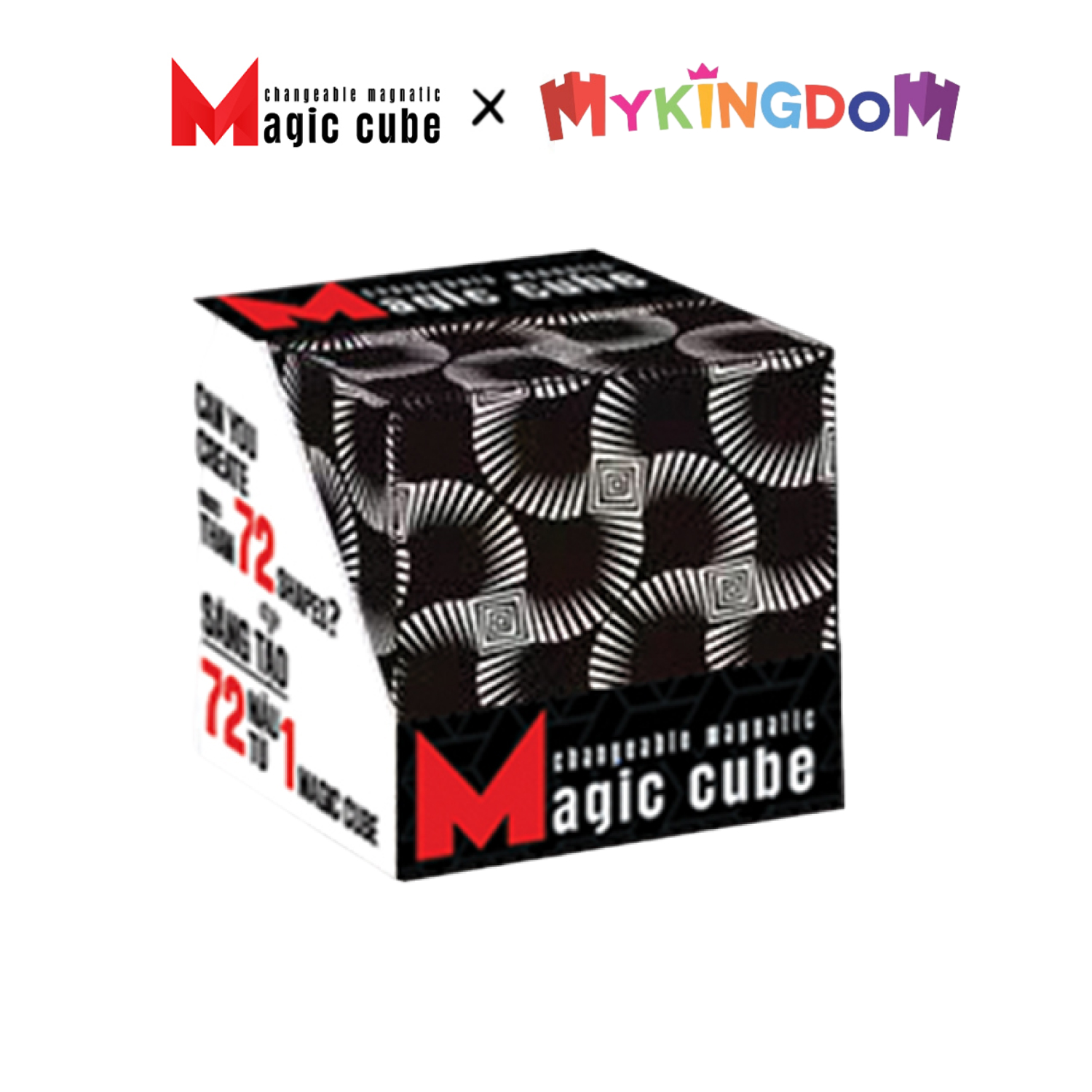 Đồ Chơi MAGIC CUBE Khối Lập Phương Ma Thuật Họa Tiết Trắng Đen MC01/BLW