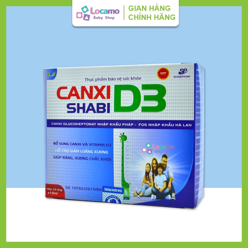 Canxi Shabi D3 giúp bổ sung canxi và vitamin D3, hỗ trợ giảm loãng xương